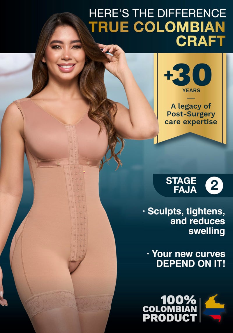 Sonryse Fajas Colombianas Post Surgery Compression Garment Stage 2 Faja Lipo BBL - Image 2